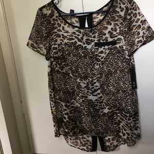 NWT! Leopard Print Tunic